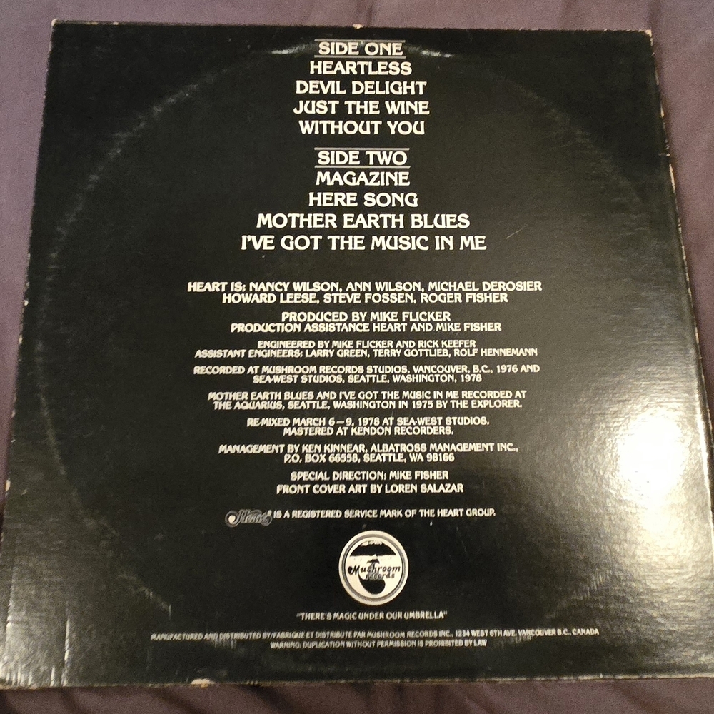 Heart Magazine Vinyl Record - Picture 2 of 2